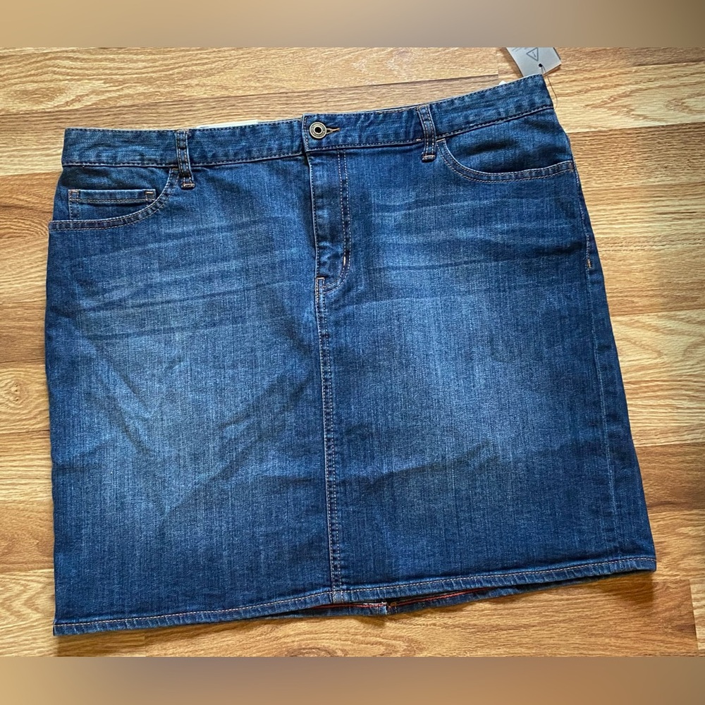 Tommy Hilfiger Blue Denim Skirt Size 16